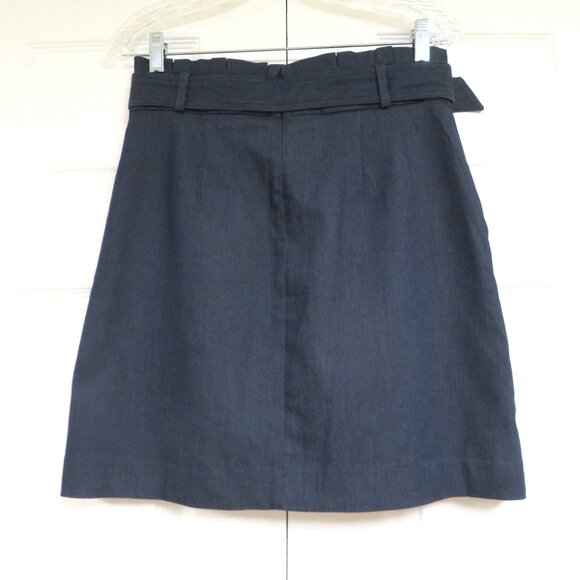 New! Ann Taylor 4P Denim A-Line Skirt - Picture 3 of 6
